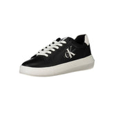 Calvin Klein Black Leather Women Sneaker -   -  Calvin Klein.